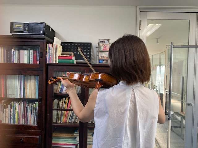 Ｅさん　バイオリン歴９年　レッスン歴１年