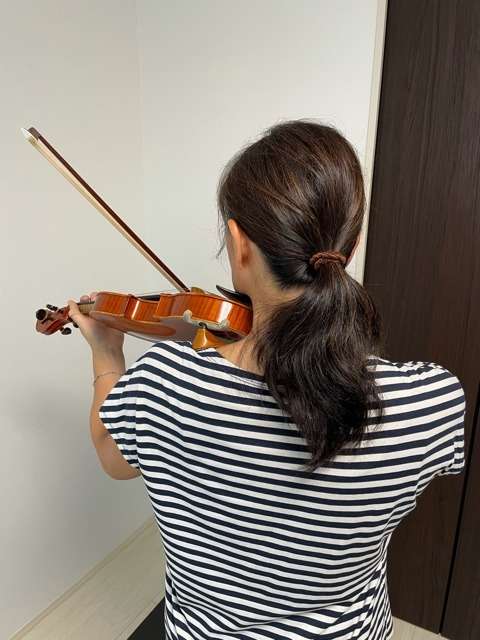 Ｋさん  バイオリン歴15年  レッスン歴２年
