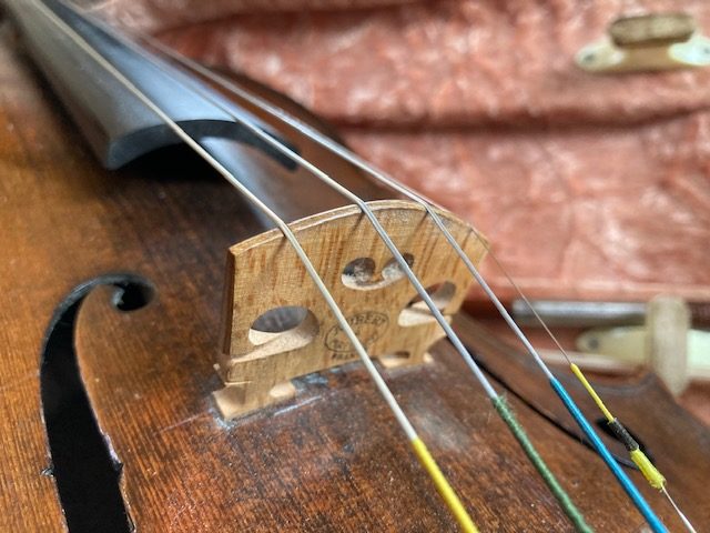 バイオリン・ビオラ   駒の調整